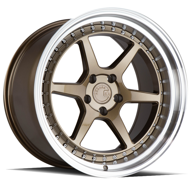 Aodhan DS09 Bronze w/Machined Lip 18x10.5 (+15) 5x114.3