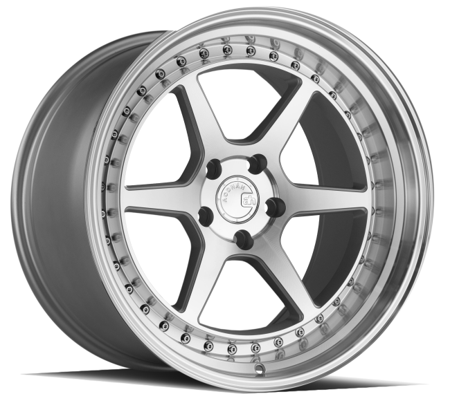 Aodhan DS09 Silver w/Machined Face 19x11 (+22) 5x114.3