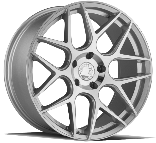 Aodhan AFF2 Gloss Silver Machined Face 20x9 (+30) 5x120