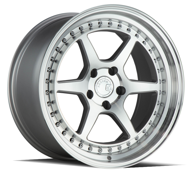 Aodhan DS09 Silver w/Machined Face 18x8.5 (+35) 5x114.3