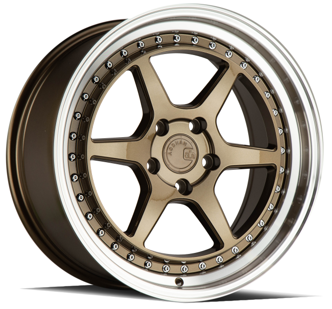Aodhan DS09 Bronze w/Machined Lip 18x8.5 (+35) 5x114.3