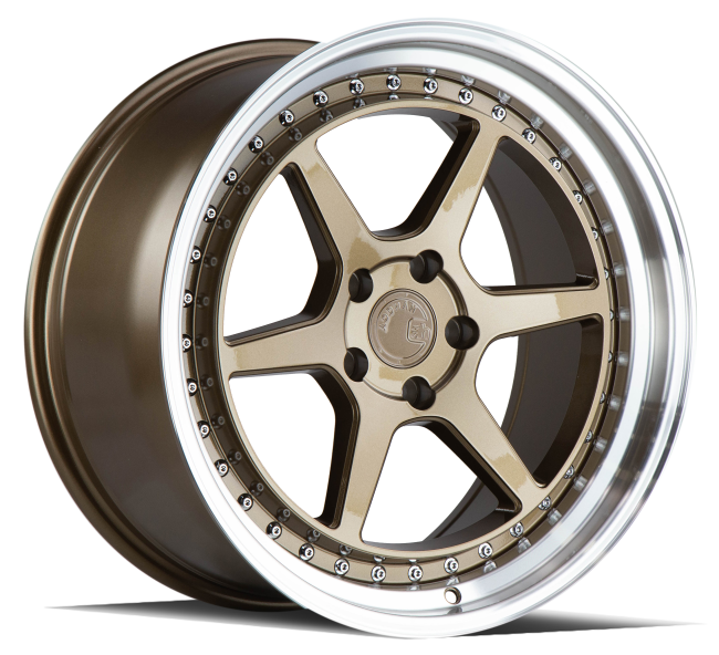 Aodhan DS09 Bronze w/Machined Lip 18x9.5 (+15) 5x114.3