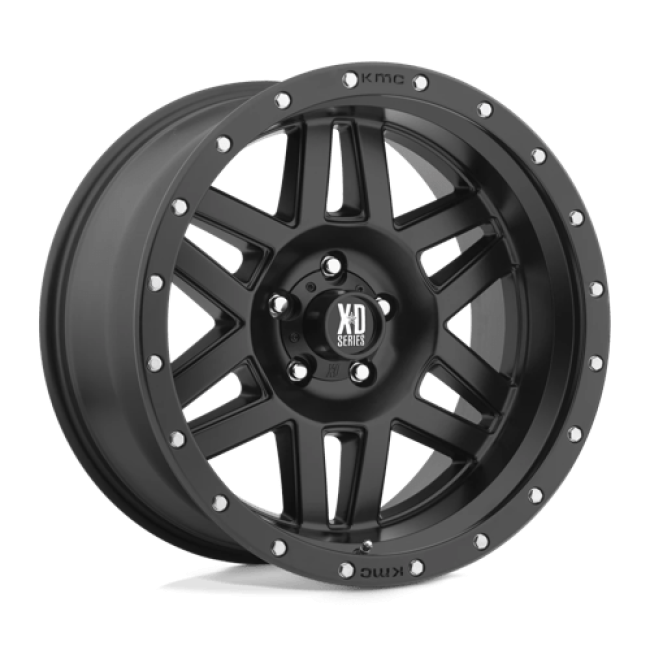Xd Xd128 Machete Satin Black With Reinforcing Ring 18x8.5 (+34) 5x120