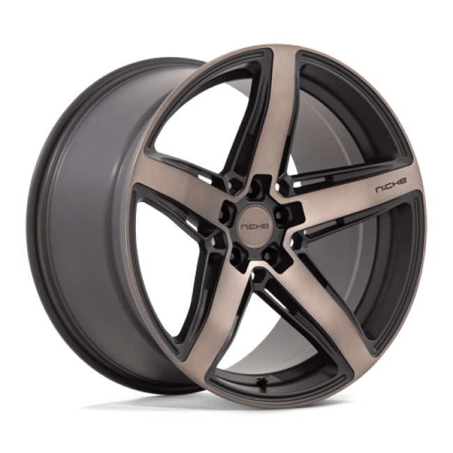 Niche 1pc M271 Teramo Matte Black With Double Dark Tint Face 20x10.5 (+20) 5x120