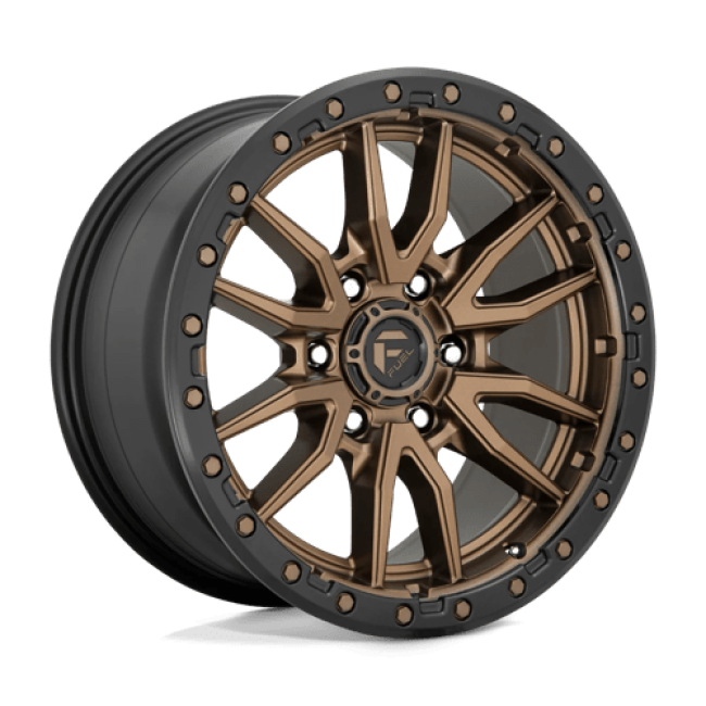 Fuel 1pc D681 Rebel Matte Bronze Black Bead Ring 22x9 (+20) 6x139.7