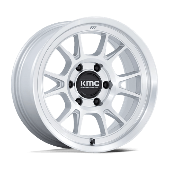 Kmc Km729 Range Gloss Silver With Machined Face 17x8.5 (+0) 6x114.3