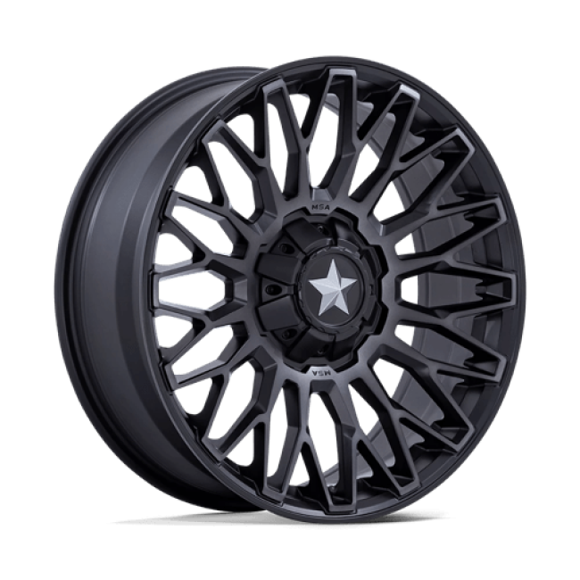 Msa Offroad Wheels M50 Clubber Matte Black Ddt 14x7 (+10) 4x137/4x156