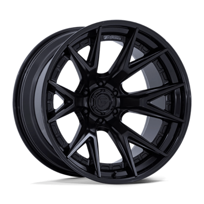 Fuel 1pc Fc402 Catalyst Matte Black With Gloss Black Lip 22x12 (-44) 6x135