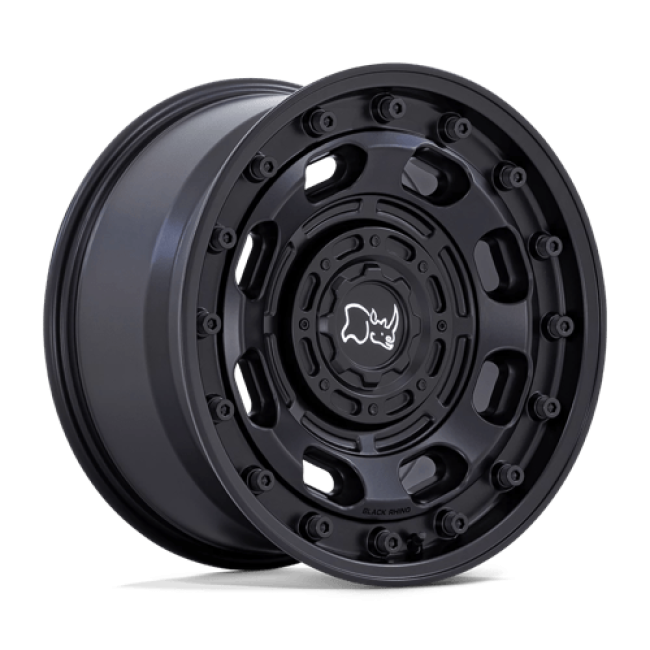 Black Rhino Atlas Matte Black 16x8 (-10) 6x139.7