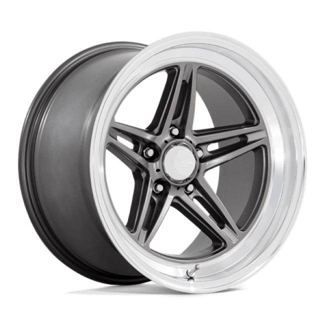 American Racing Vintage Vn514 Groove Anthracite With Diamond Cut Lip 18x7 (+0) 5x120.65