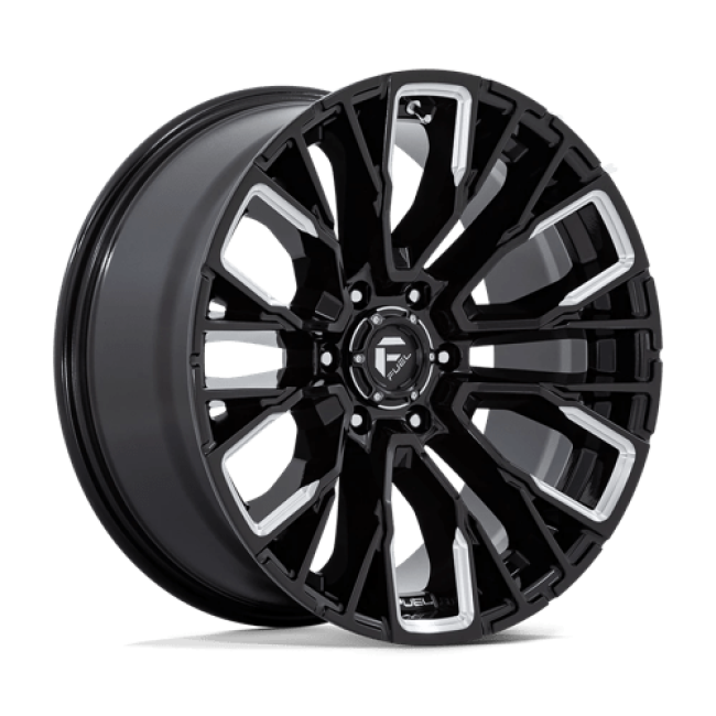 Fuel 1pc D849 Rebar Gloss Black Milled 20x9 (+1) 6x139.7