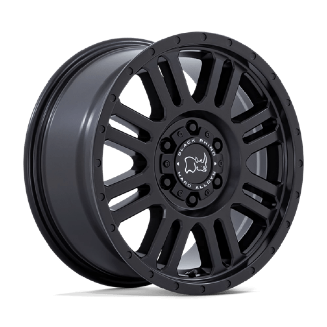 Black Rhino Yellowstone Matte Black 18x8 (+48) 5x130