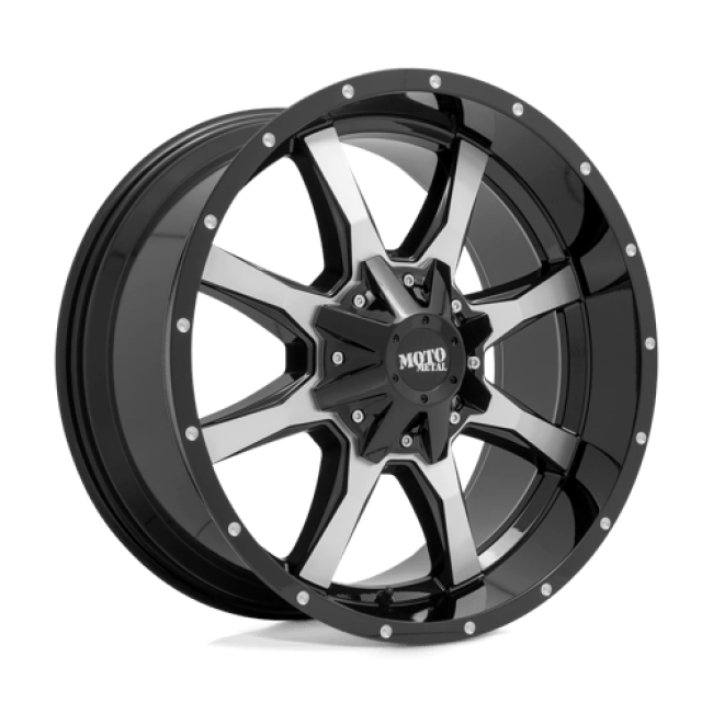 Moto Metal Mo970 Gloss Black Machined Face 20x9 (+45) Blank