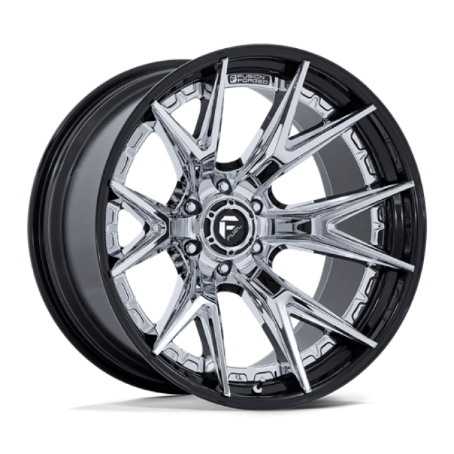 Fuel 1pc Fc402 Catalyst Chrome With Gloss Black Lip 22x12 (-44) 6x135