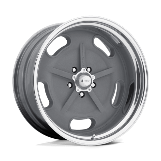 American Racing Vintage Vn470 Salt Flat Mag Gray Center Polished Barrel 17x7 (+6) 5x120.65