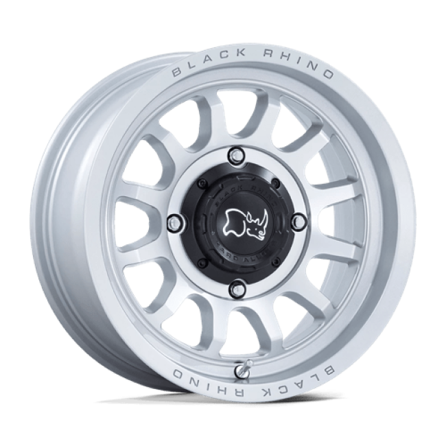 Black Rhino Powersports Rapid Utv Hyper Silver With Machined Face 15x7 (+10) 4x156