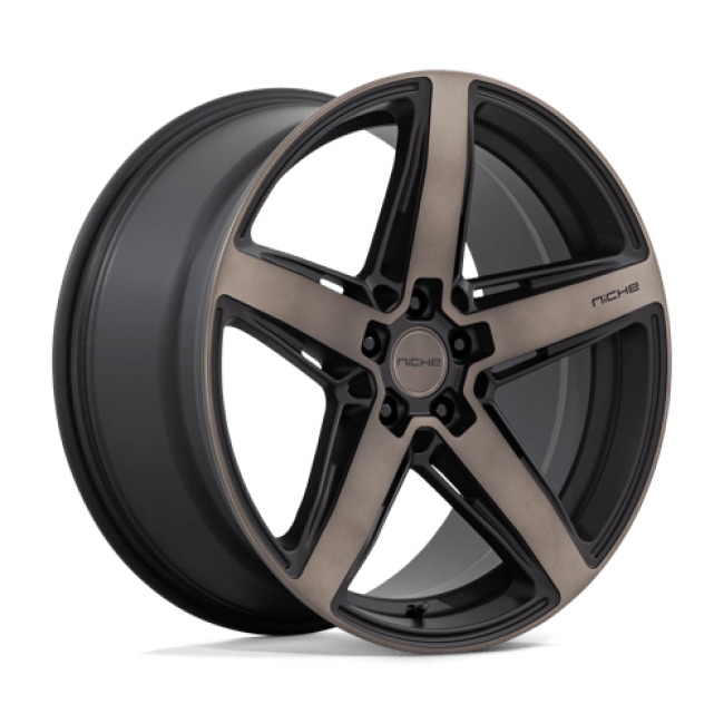 Niche 1pc M271 Teramo Matte Black With Double Dark Tint Face 20x10.5 (+35) 5x120
