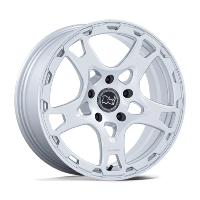 Black Rhino Klaue Matte Silver 18x8 (+20) 5x130
