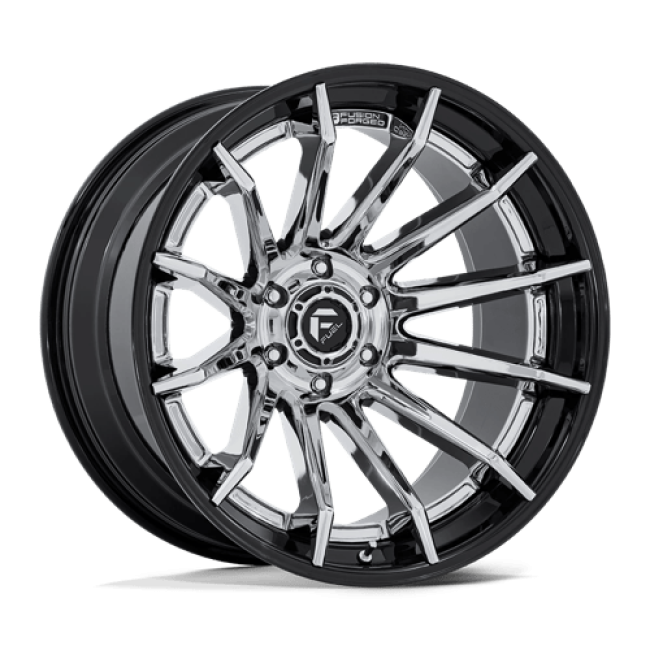 Fuel 1pc Fc403 Burn Chrome With Gloss Black Lip 22x12 (-44) 6x135