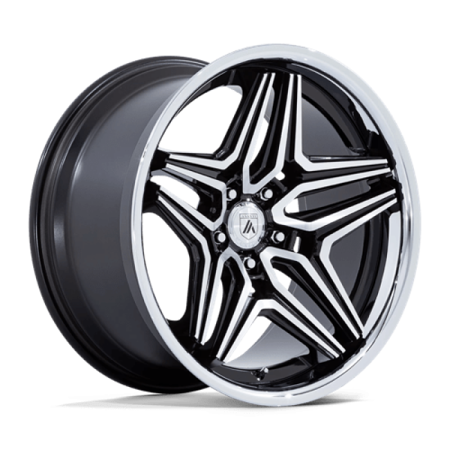 Asanti Black Abl-46 Duke Gloss Black Machined 22x10.5 (+18) 5x120