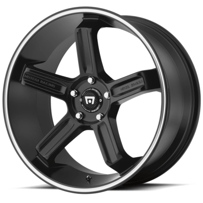 Motegi Mr122 Satin Black W/ Machined Stripe 20x8.5 (+35) 5x112