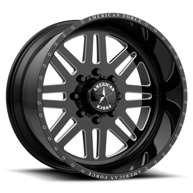 American Force Afw 09 Liberty Ss Gloss Black Machined 20x12 (-40) 8x165.1