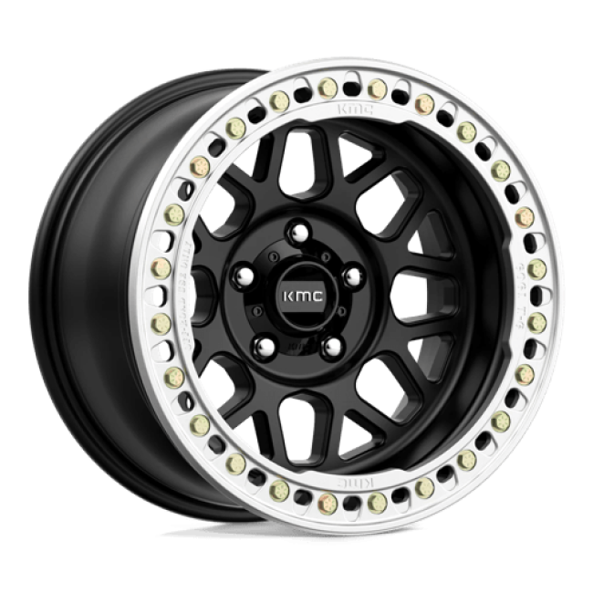 Kmc Km235 Grenade Crawl Beadlock Satin Black 18x9 (-24) 8x170