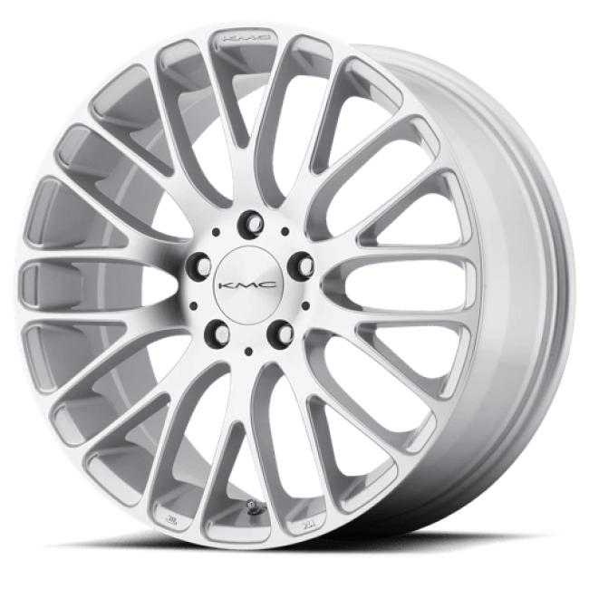 Kmc Km693 Maze Silver W/ Machined Face 20x8.5 (+40) 5x114.3