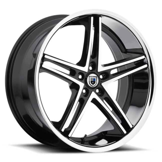 Asanti Black Abl-7 Machined Face With Ss Lip 20x10 (+35) 5x120