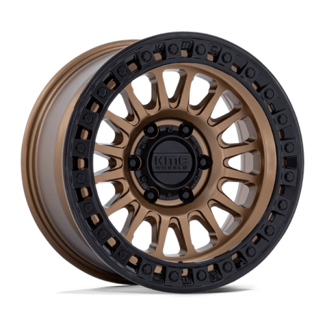 Kmc Km552 Ims Matte Bronze With Gloss Black Lip 17x8.5 (-10) 6x139.7