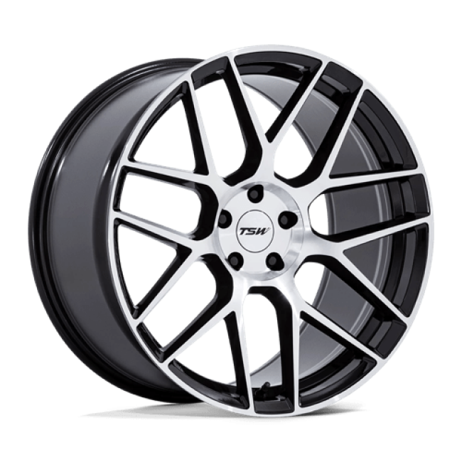 Tsw Tw002 Lasarthe Gloss Black Machined 20x9 (+20) 5x112