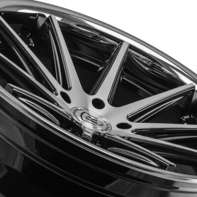 Rohana RFC10 Matte Black/Gloss Black Lip 20x10 (+25)5x114