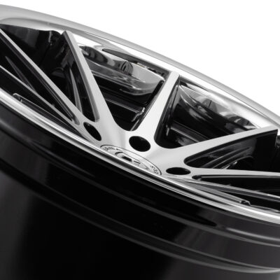 Rohana RFC10 Machine Black/Chrome Lip 19x9.5 (+20)5x120