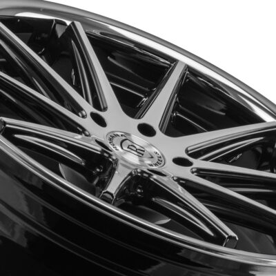 Rohana RFC10 Machine Black/Chrome Lip 20x9 (+15)5x114