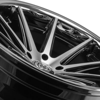 Rohana RFC10 Machine Black/Chrome Lip 20x11 (+20)5x114