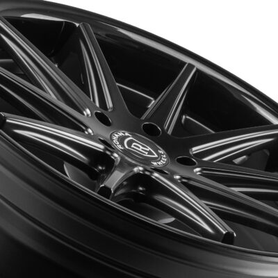 Rohana RFC10 Matte Black/Gloss Black Lip 20x9 (+25)5x112