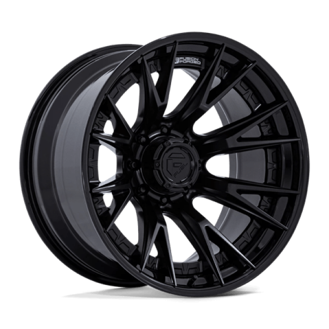 Fuel 1pc Fc402 Catalyst Matte Black With Gloss Black Lip 22x12 (-44) 8x170