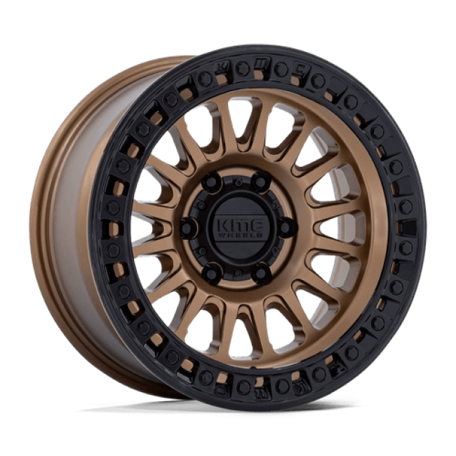 Kmc Km552 Ims Matte Bronze With Gloss Black Lip 17x8.5 (+25) 6x135