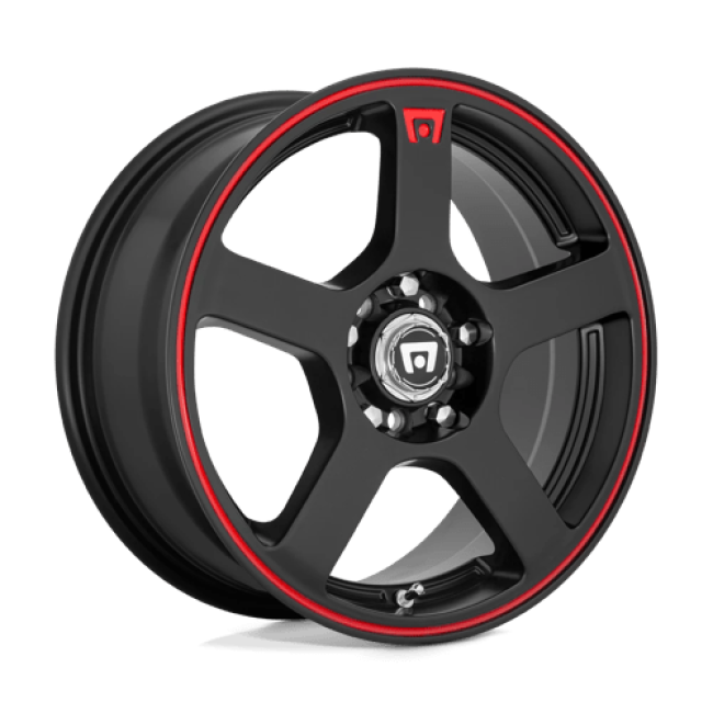 Motegi Mr116 Fs5 Matte Black Red Racing Stripe 18x8 (+35) 5x114.3/5x120