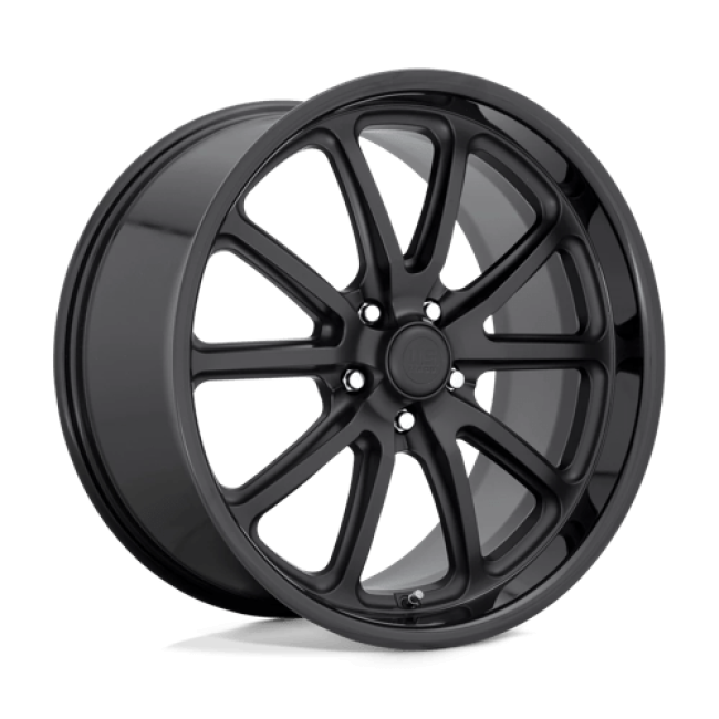 Us Mag 1pc U123 Rambler Gloss Black Matte Black 20x8 (+1) 5x120.65