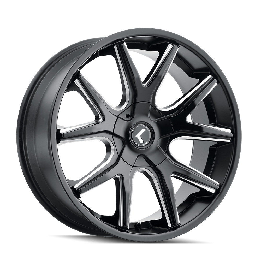 Kraze Spltz KR146 Black 24x9.5 6-135/6-139.7mm 100.3mm
