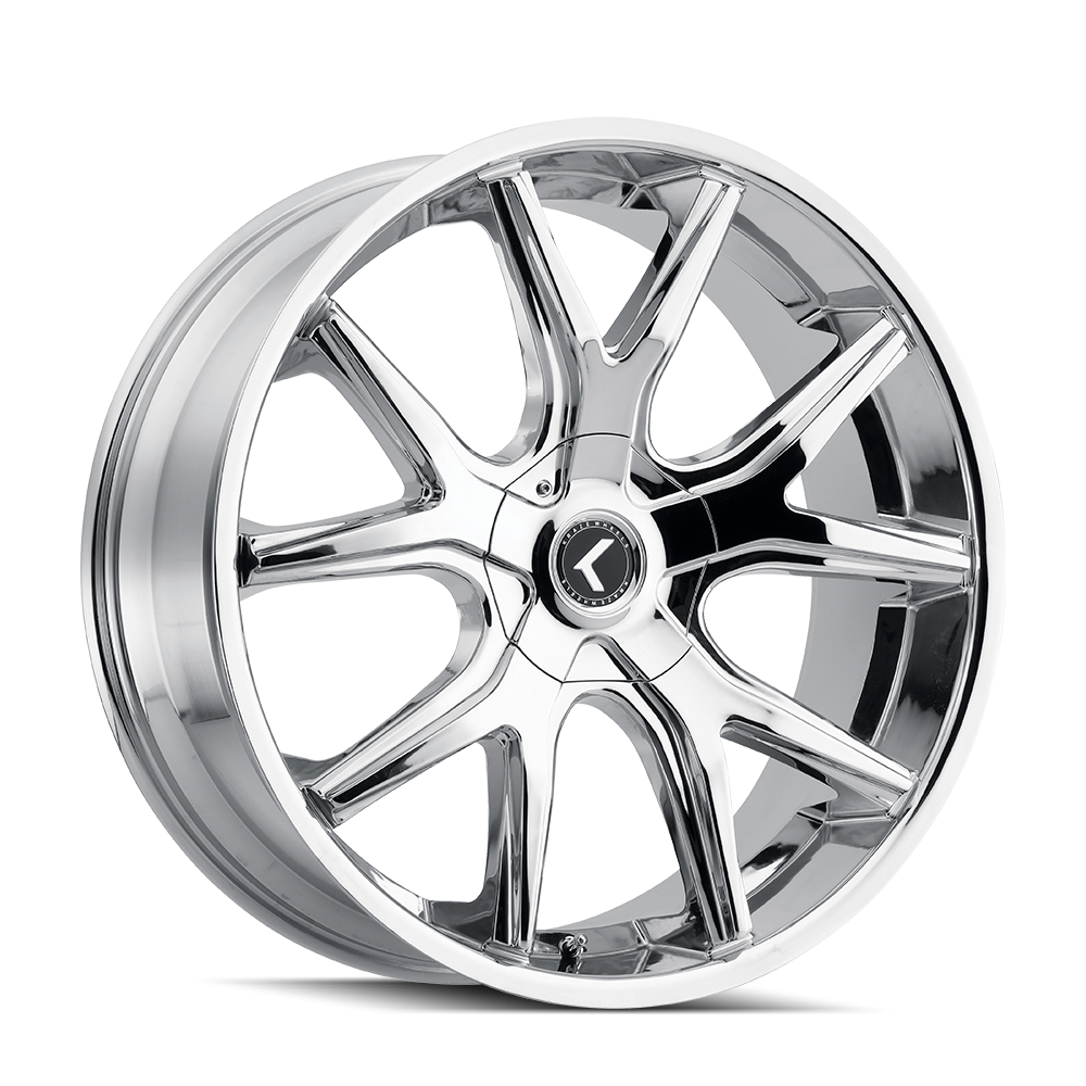 Kraze Spltz KR146 Chrome 24x9.5 5-127/5-139.7mm 87mm