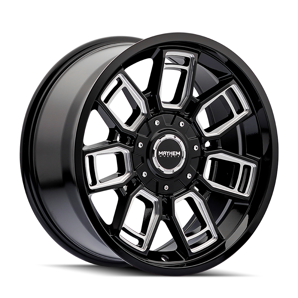 Mayhem Ordinance 8118 Black 20x9 5-127/5-139.7mm 87mm