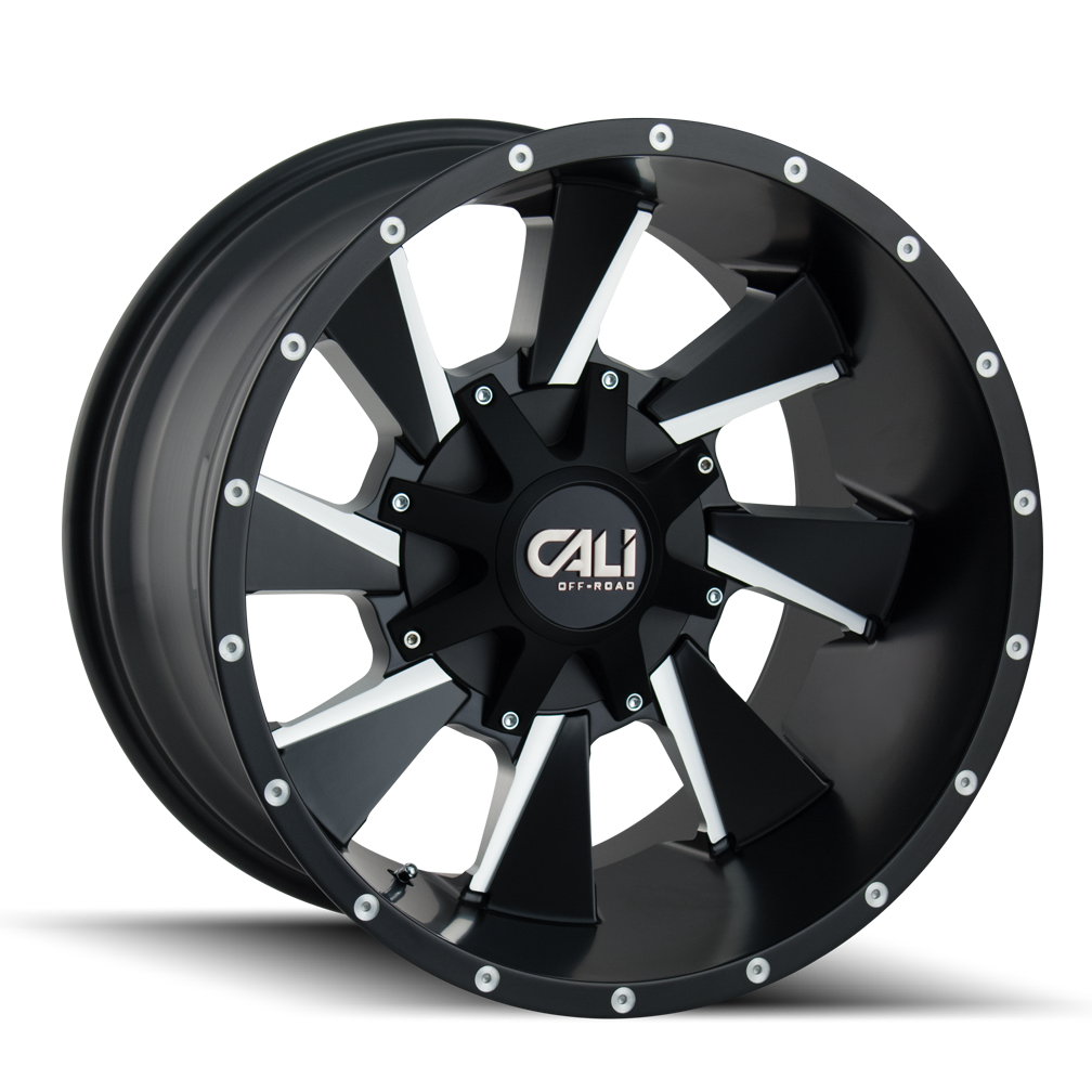 Cali off-road Distorted 9106 Black 24x12 6-135/6-139.7mm 106mm