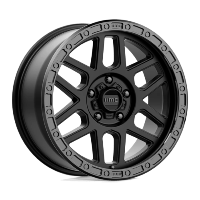 Kmc Km544 Mesa Satin Black With Gloss Black Lip 18x9 (+25) 5x150
