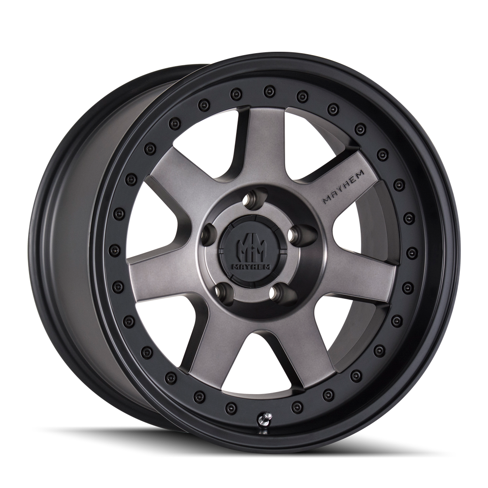Mayhem Prodigy 8300 Black Machined 18x9 8-180mm 124.1mm