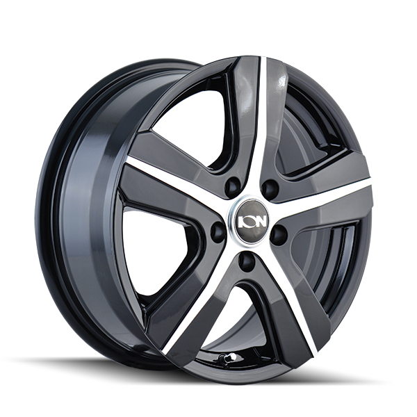 Ion 101  Black Machined 16x6.5 5-108mm 63.4mm