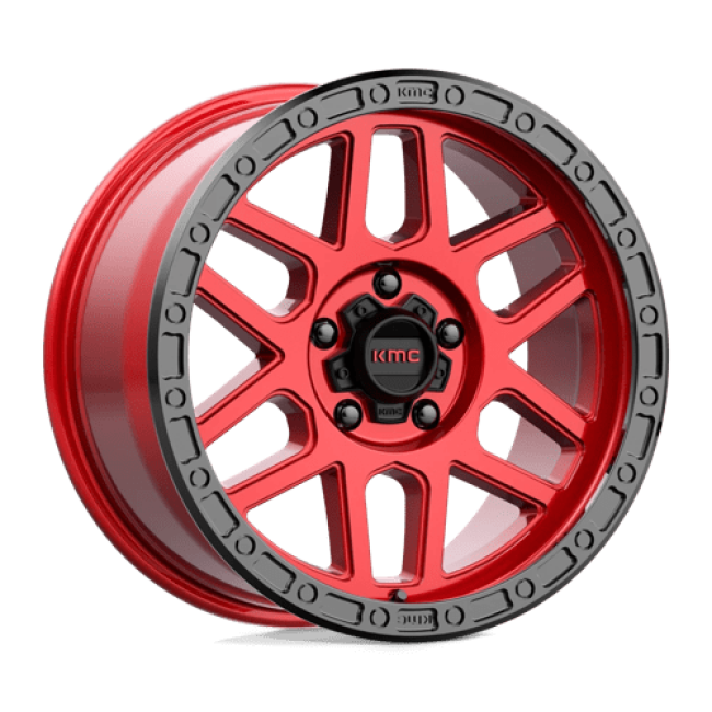 Kmc Km544 Mesa Candy Red With Black Lip 18x9 (+25) 5x150