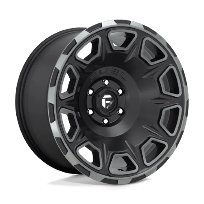 Fuel 1pc D686 Vengeance Matte Black Double Dark Tint 20x9 (+1) 6x139.7