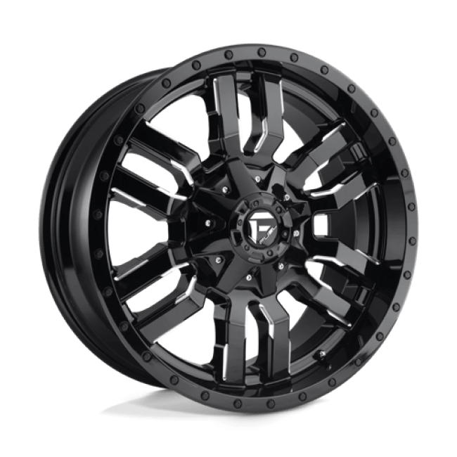 Fuel 1pc D595 Sledge Gloss Black Milled 20x9 (+20) 6x135/6x139.7